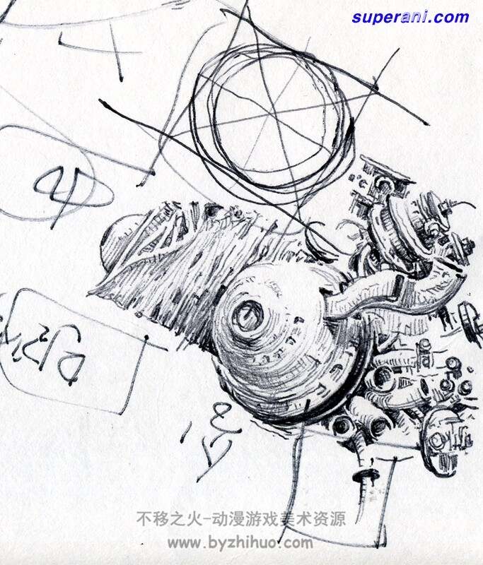 韩国天才金政基2007-2011速写手稿 手绘插画素材