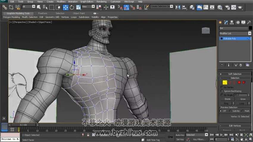Character Modeling Concept in 3ds max 人物造型概念艺术视频教程