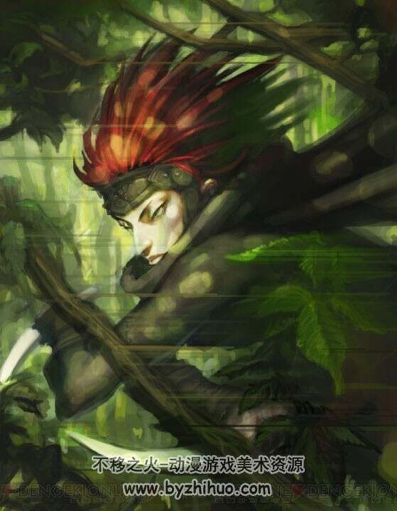 【异兽之泣】卡牌游戏CG原画 124P
