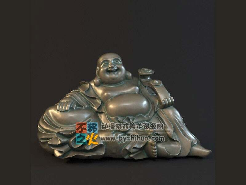 高品质菩萨 观音 弥勒佛 雕塑3D模型 高模14个