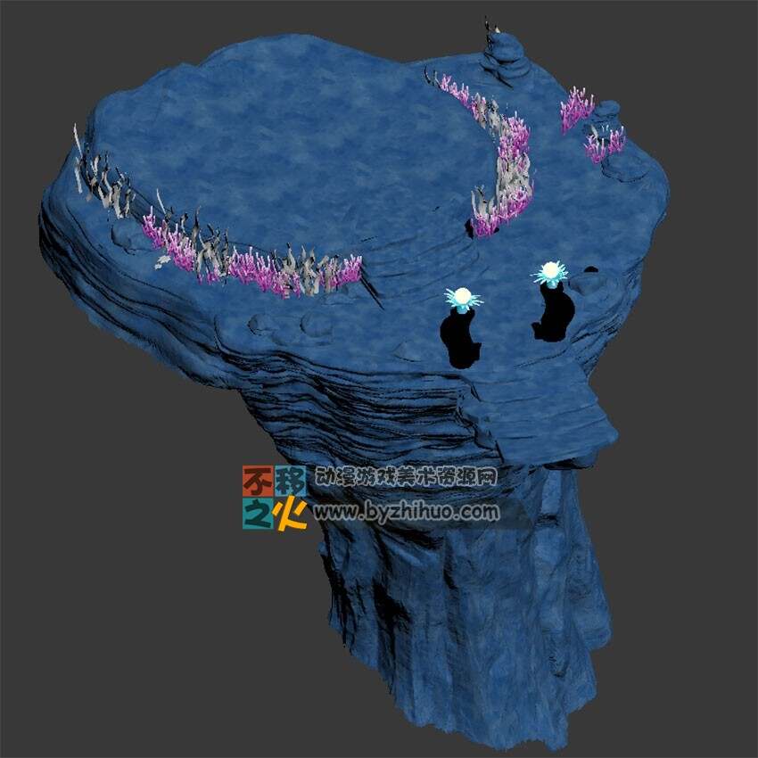 东海遗迹 海底礁石模型