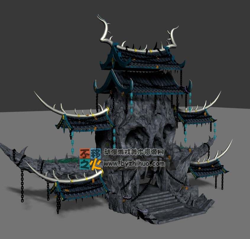 幽灵地宫 3D建筑模型