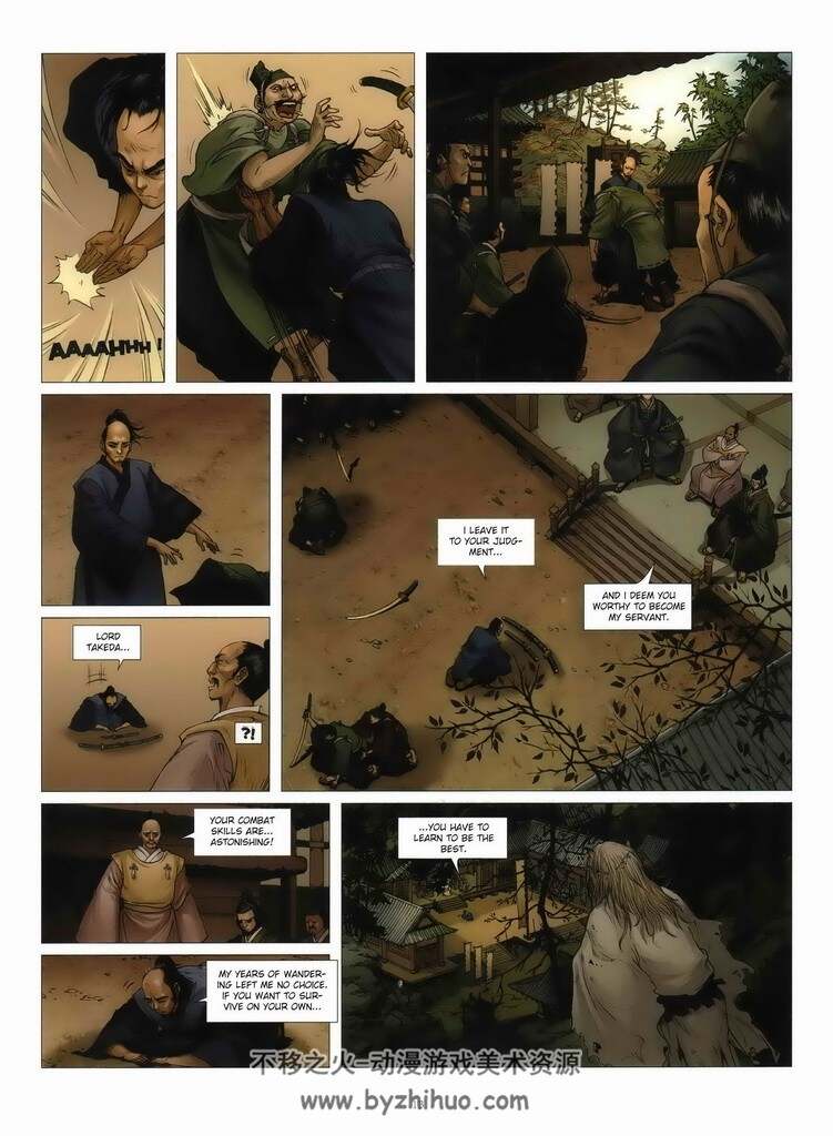 《 Shadow of the Shinobi》法漫大厂Glenat日本忍者风漫画 共2集