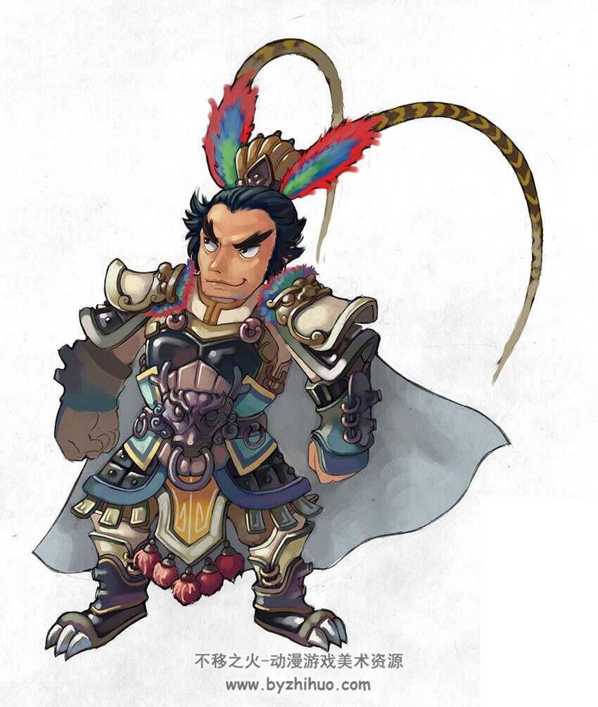 【QQ三国】武将原画 游戏壁纸 89P
