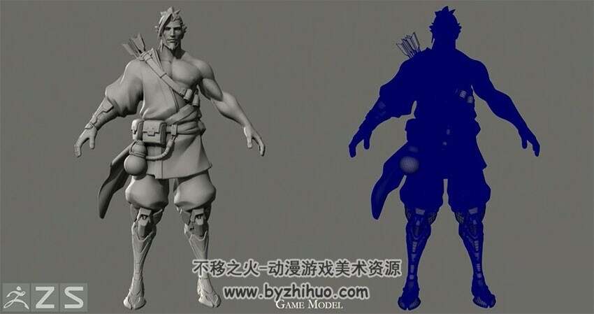暴雪Zbrush峰会 守望先锋/暗黑破坏神/魔兽世界 模型制作演示