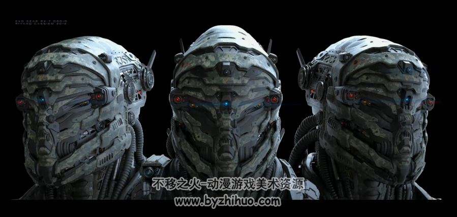 ZBrush超精细科幻角色模型制作教程