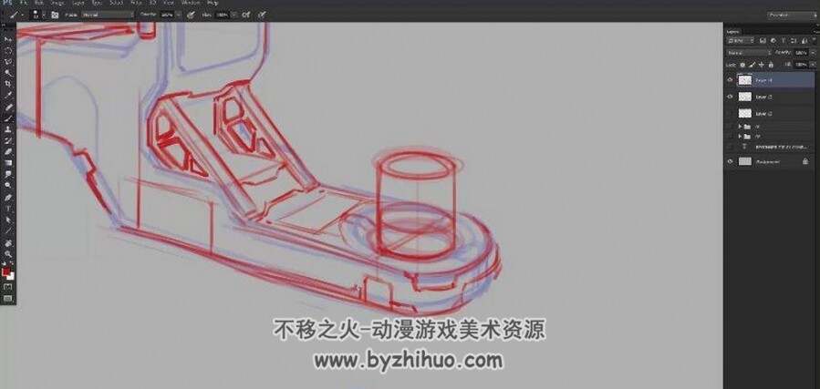 Joe Peterson机械装甲武器绘画设计视频教程