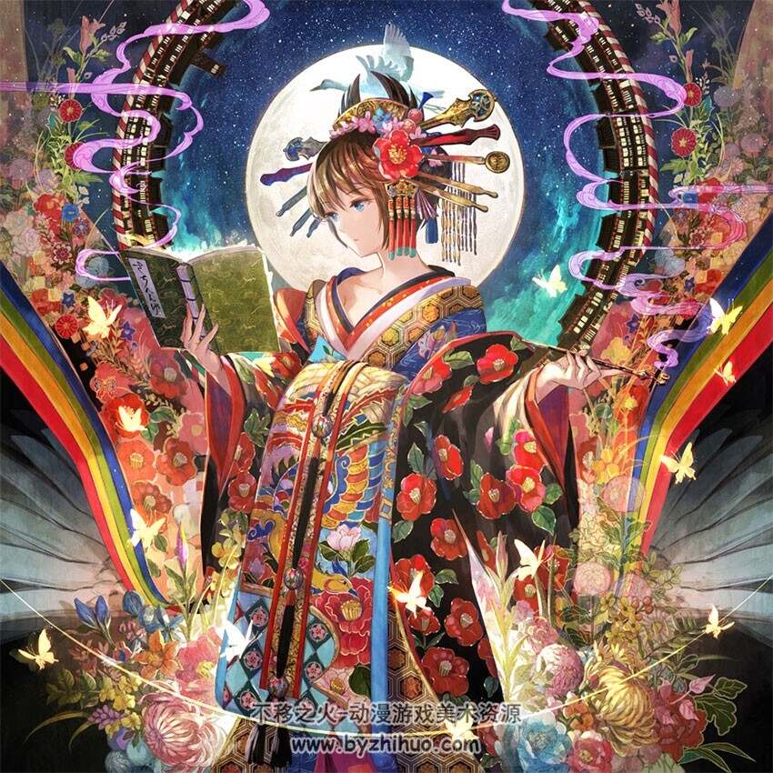 P站画师藤原 色彩精美插画图集 113P