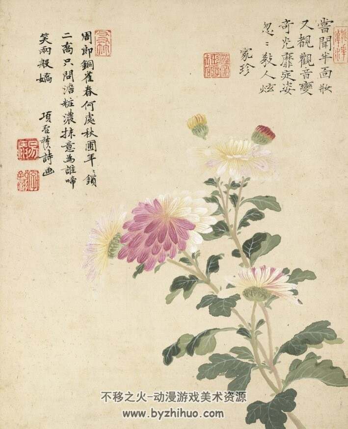 绝美古今国画名作合集 1TB高清TIF扫描版国画图库