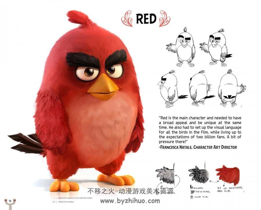 《The Art of the Angry Birds Movie》愤怒的小鸟大电影设定集