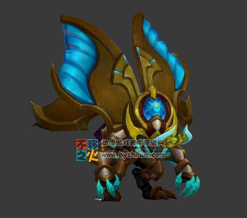 王者荣耀 台服版 娜可露露 [银甲暴虫]科里纳卡 3D模型