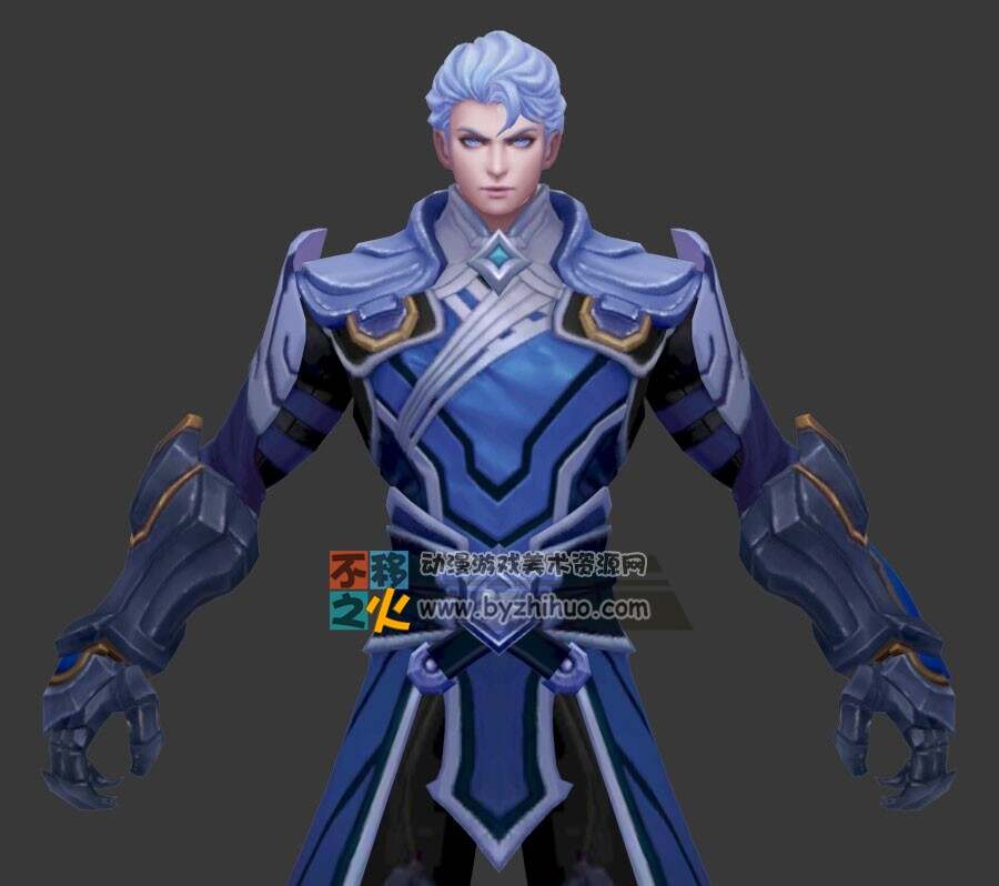 王者荣耀 铠[破灭刃锋] 3D模型