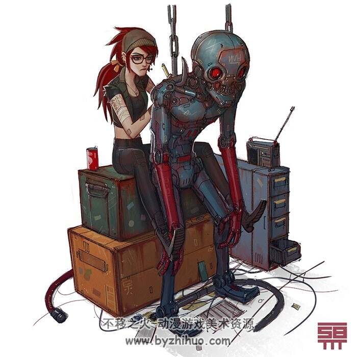 Serge Birault 欧美风格插画作品收集 54P