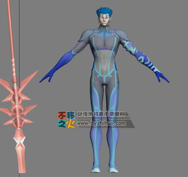 Fate EXTELLA  16个角色 3D模型