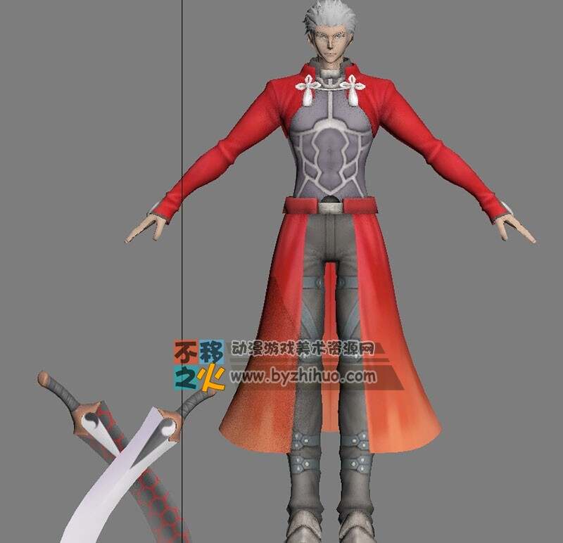 Fate EXTELLA  16个角色 3D模型