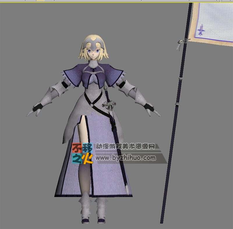 Fate EXTELLA  16个角色 3D模型