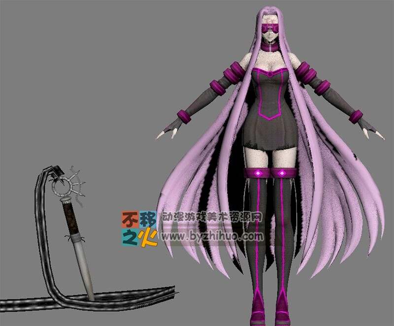 Fate EXTELLA  16个角色 3D模型