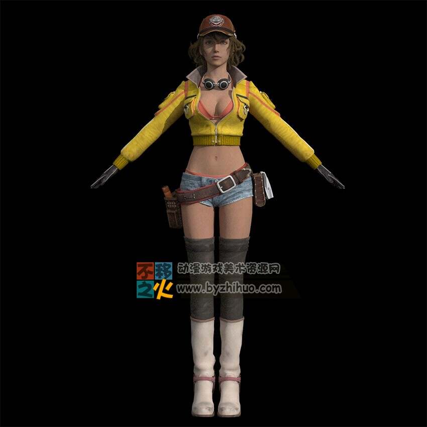 Final Fantasy XV 最终幻想15 希德妮·奥拉姆 Cindy Aurum 3D模型