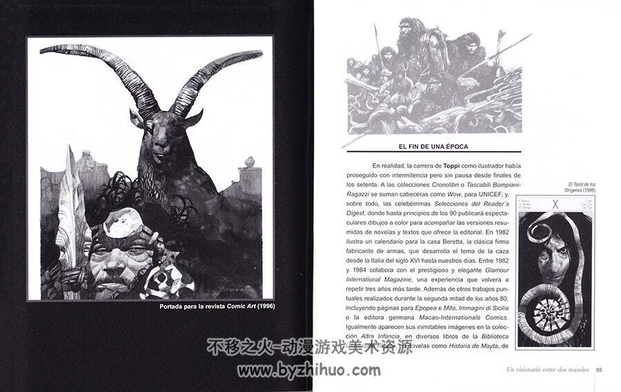 Sergio Toppi, un visionario entre dos mundos. Por Yexus