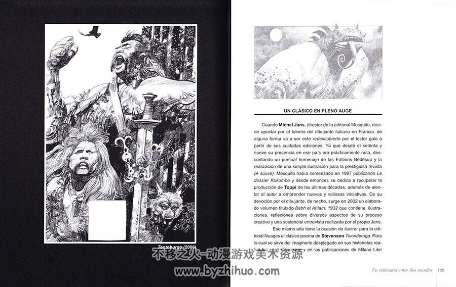 Sergio Toppi, un visionario entre dos mundos. Por Yexus