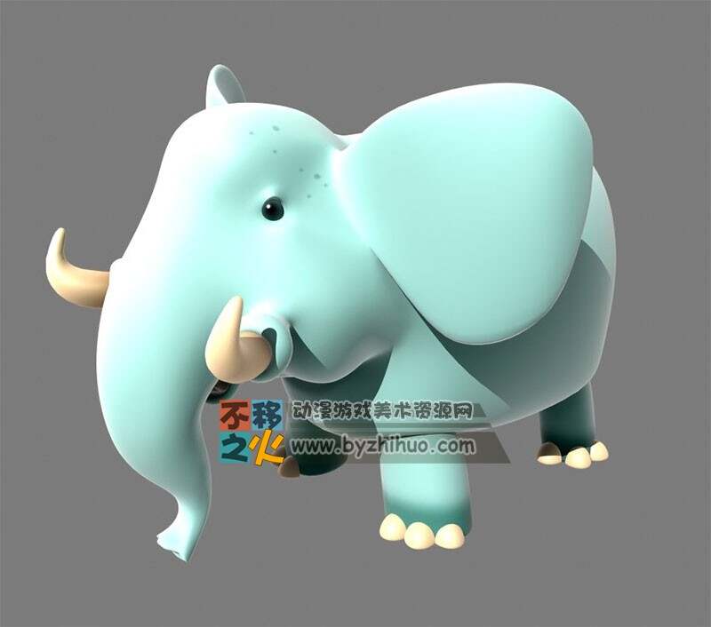 elephant 可爱小象模型