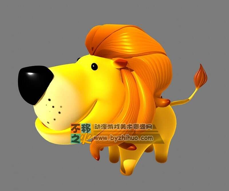 Lion 卡通狮子模型