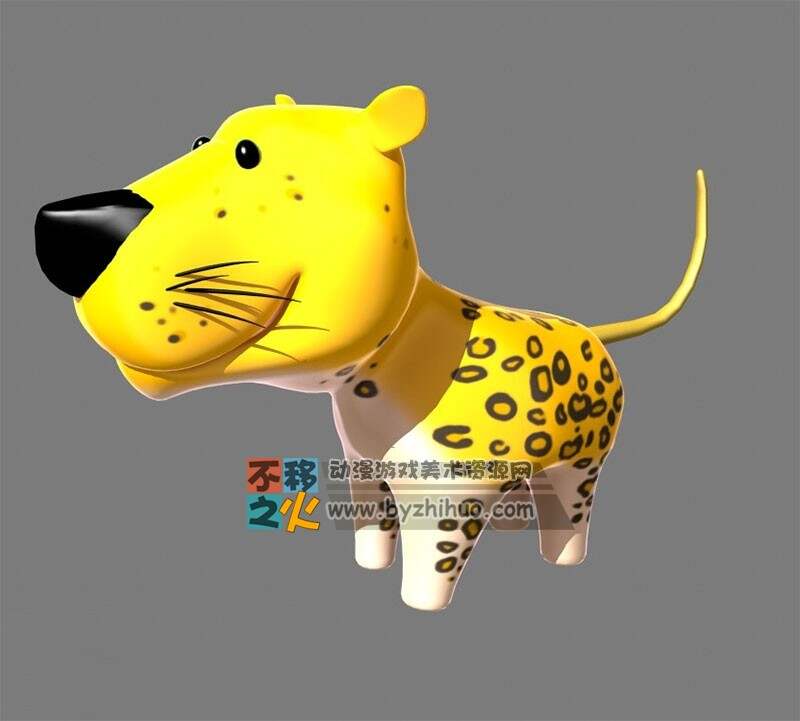 Panther 卡通美洲豹模型