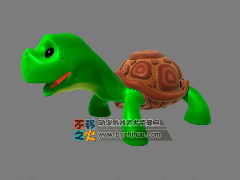 Turtle 卡通小乌龟模型