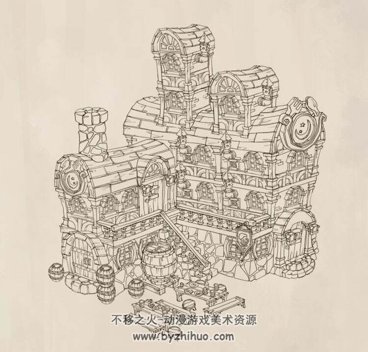 漫画人体结构+线稿素材 170P