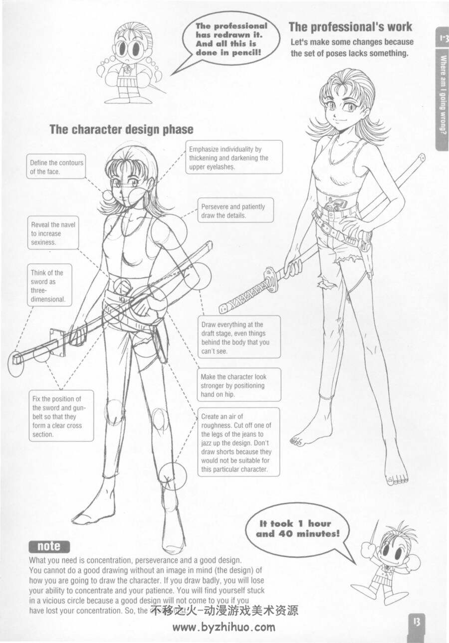 How to Draw Anime & Game Characters 1
