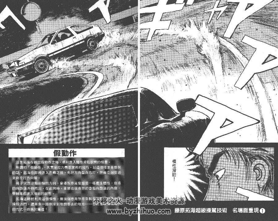 头文字D公式设定集 尖端恶之华 重野秀一 Vol 01
