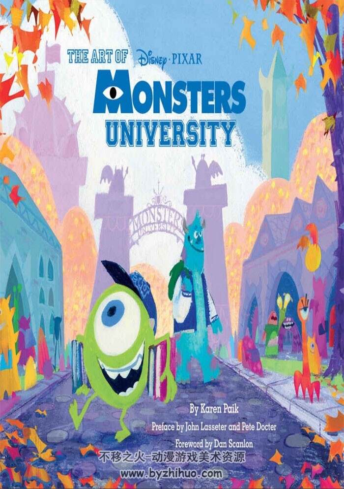 怪兽大学设定集 The Art of Monsters University - Karen Paik
