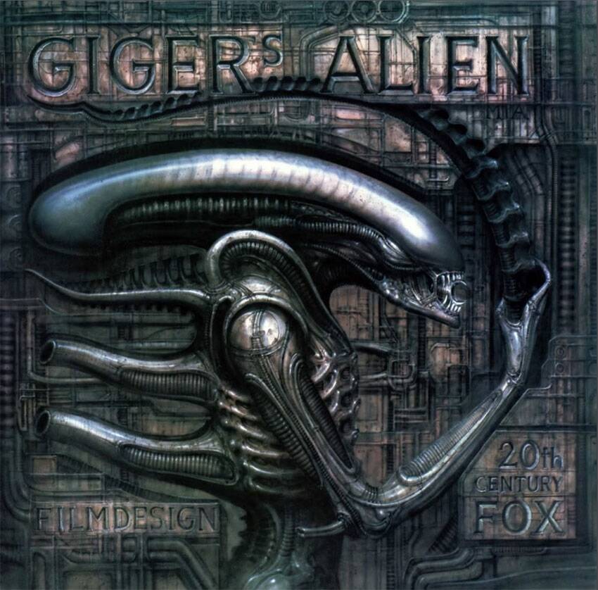 Giger's Alien 吉格尔的异形 概念设计原画集