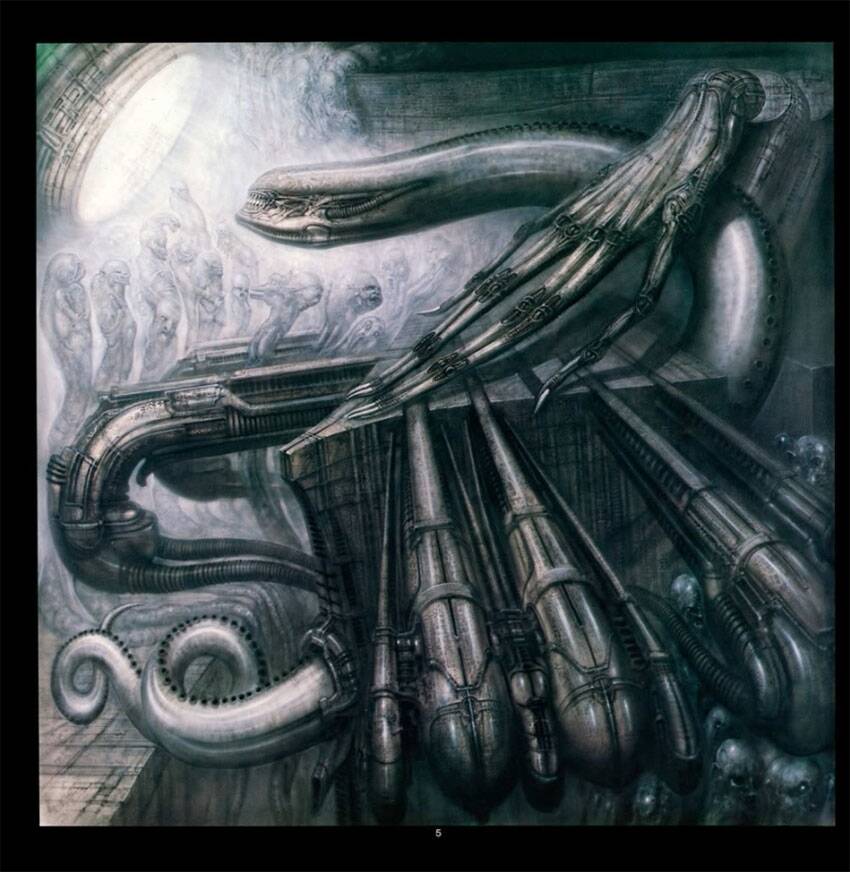 Giger's Alien 吉格尔的异形 概念设计原画集
