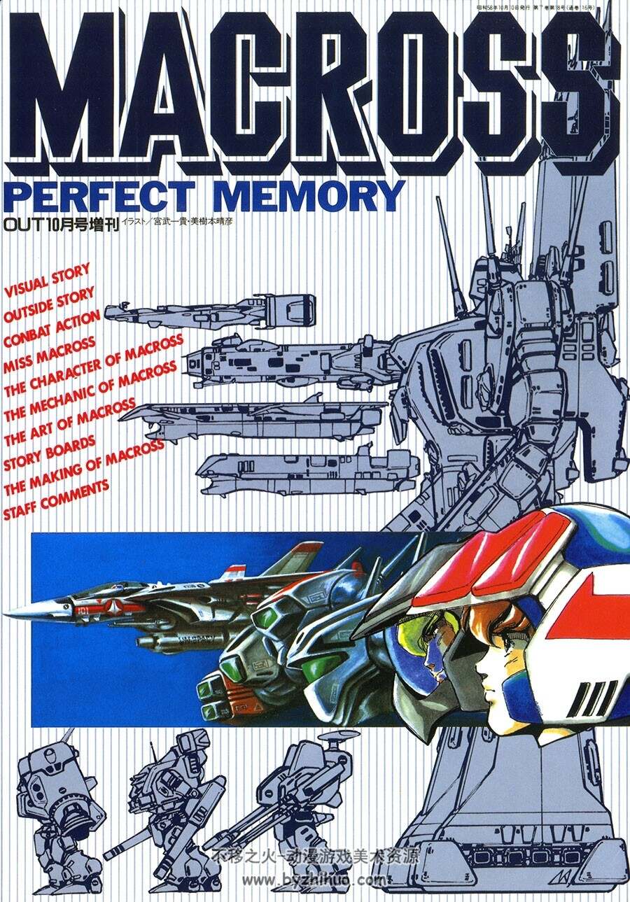 超时空要塞设定画集 マクロス Macross - Perfect Memory