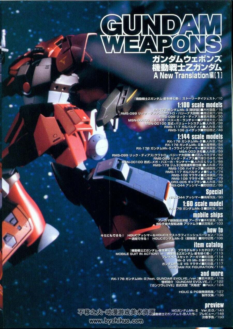 Gundam Weapons - Mobile Suit Z Gundam - 高达武器原画设定集