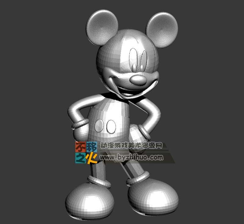 米老鼠Mickey 高精模型 3ds格式