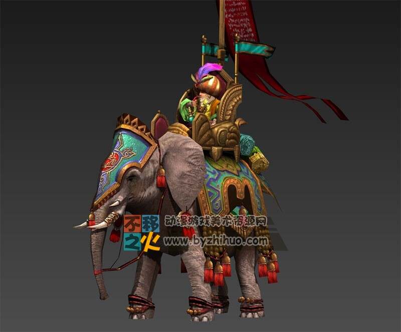 大象 人物  3D模型