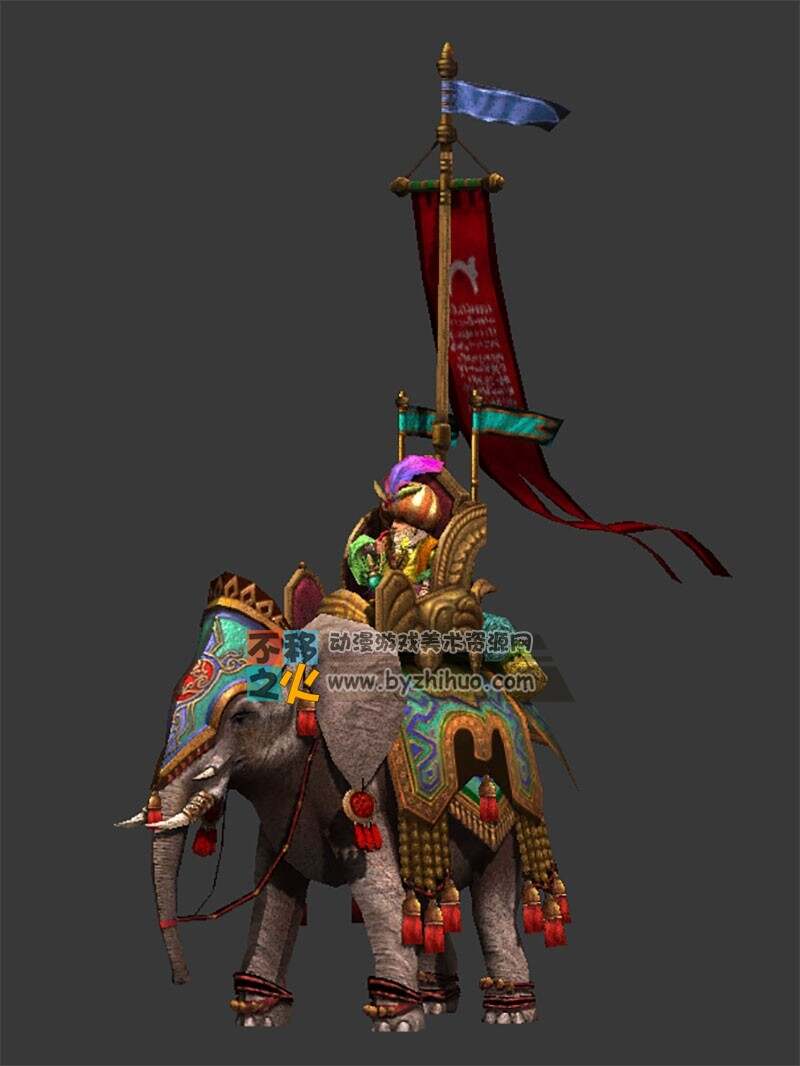 大象 人物  3D模型