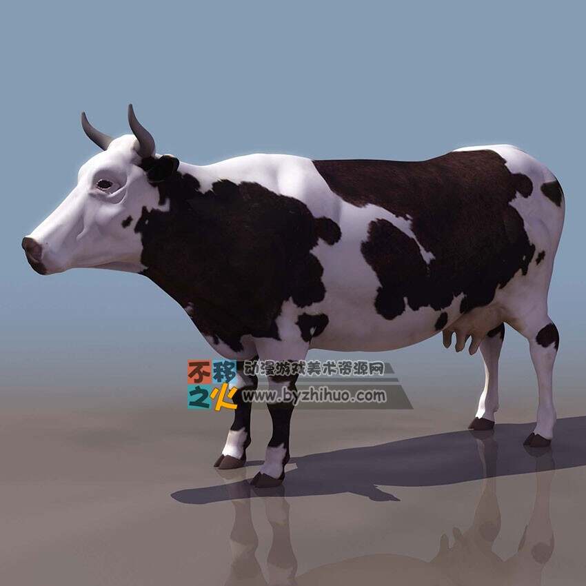 Cow 奶牛模型 3DS