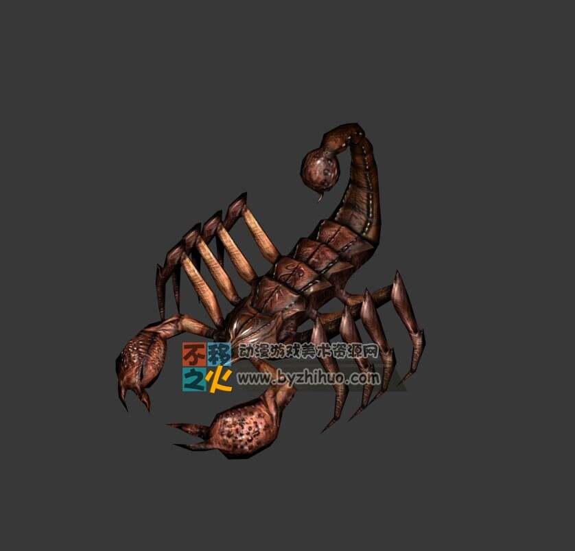 Scorpion 蝎子Max模型