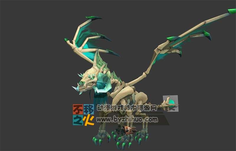 恶魔 骷髅龙模型