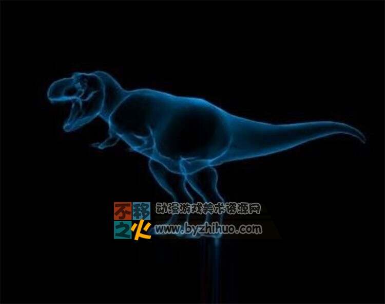 Tyrannosaurus Rex 霸王龙和霸王龙头骨3DS模型