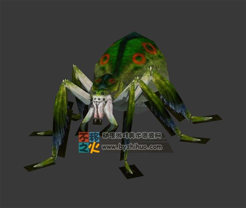 草蜘蛛Max模型