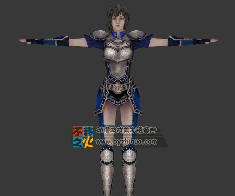 游戏 古代 美女 ps3真三国无双6：王异模型