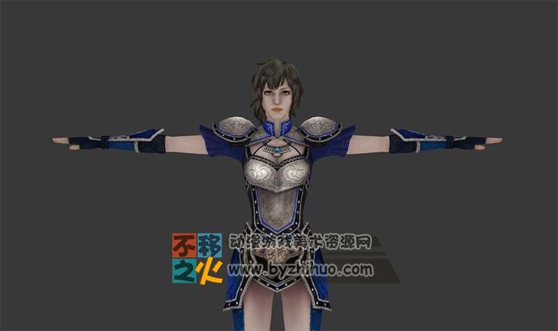 游戏 古代 美女 ps3真三国无双6：王异模型