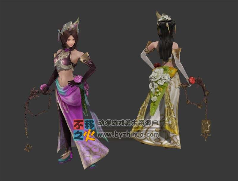 中国  三国 古装美女 貂蝉模型