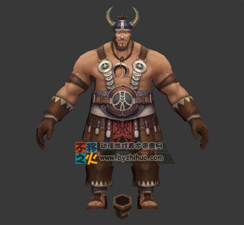 壮汉 男 战士模型