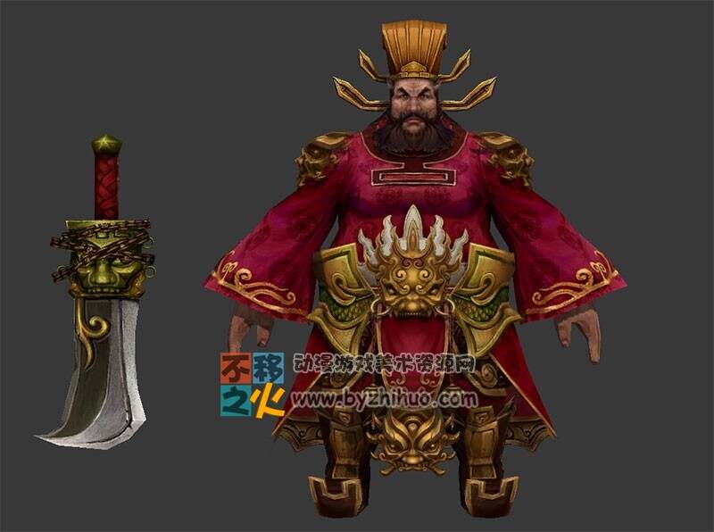 古装 三国 董卓模型