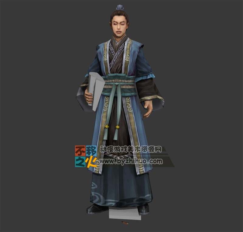古装  男 书生模型